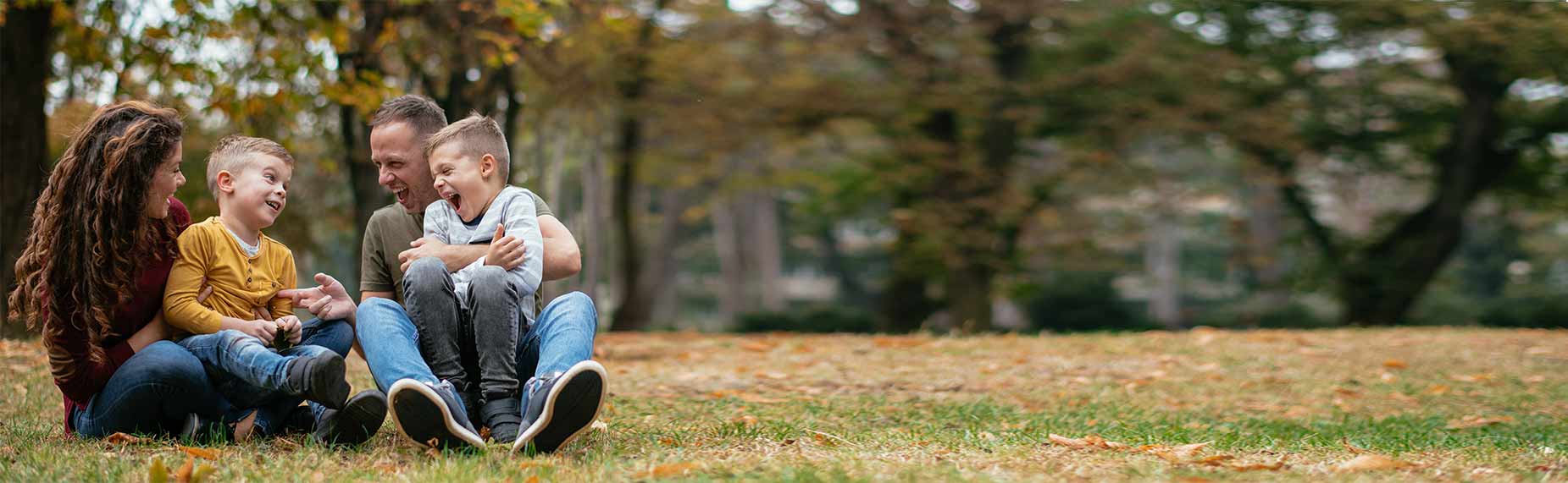 Family time at city park