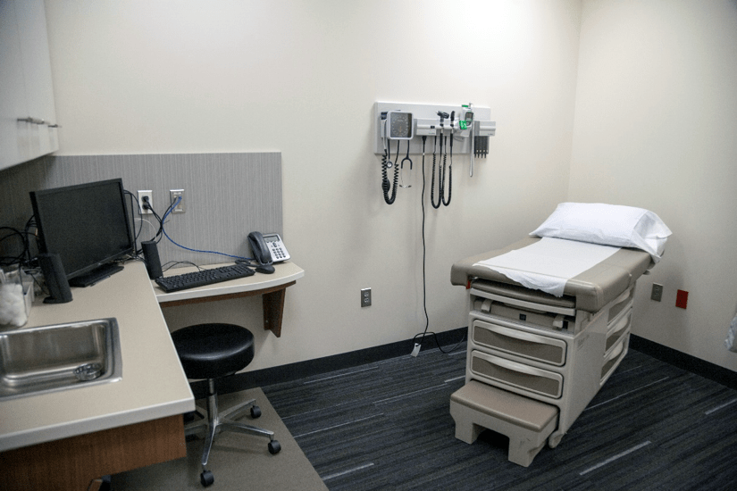Geisinger Commonwealth School of Medicine Clinical Skills and Simulation Center Exam Room