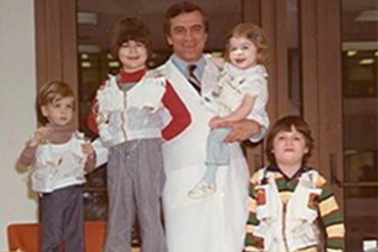 Dudrick with patients