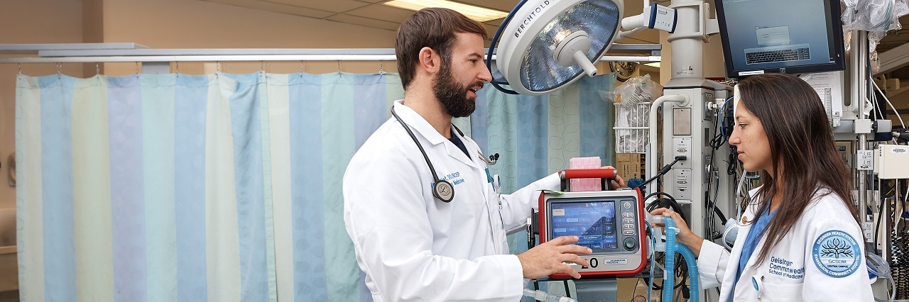 two residents discussing