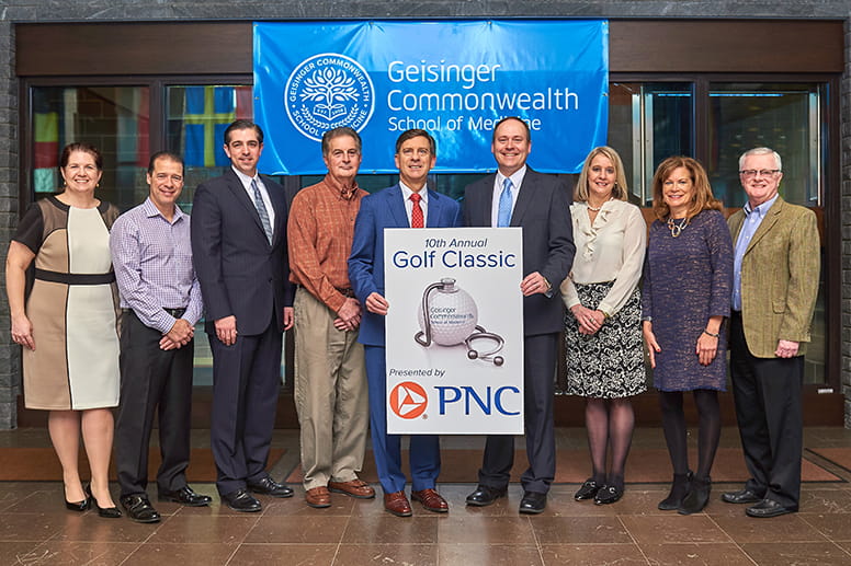 10th annual Geisinger Commonwealth School of Medicine golf committee