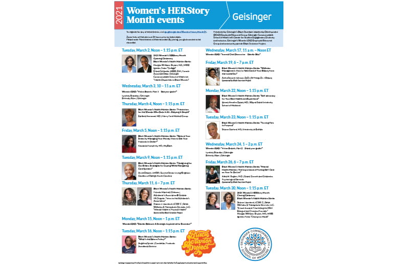 2021 Women's History Month