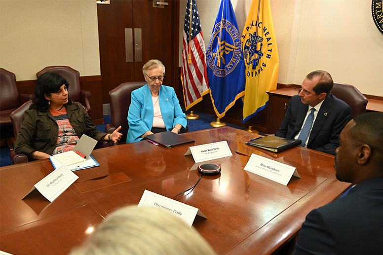 Shubhra Shetty, MD, at Ending HIV Roundtable in Washington, DC, 2019