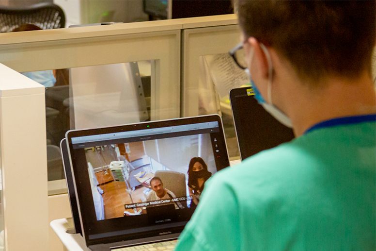 Use of e-ICU by GCSOM medical students during COVID-19 pandemic