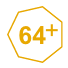 yellow 64 plus icon