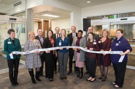 Geisinger staffers at he ribbon cutting for the Kingston clinic