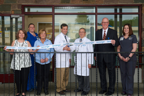 Ribbon cutting at Tannersville pediatric clinic