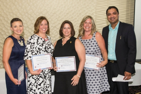 Achievement recipients from Geisinger's MBA graduation