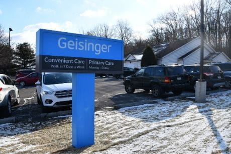 The sign out from of Geisinger Mount Carmel.