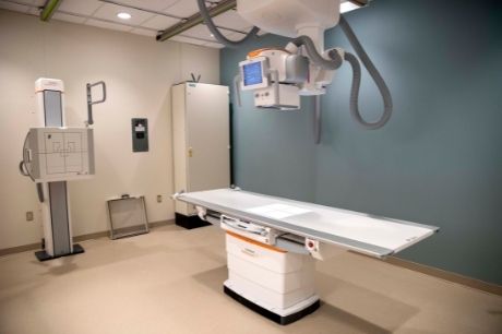 Sunbury clinic X-ray machine.