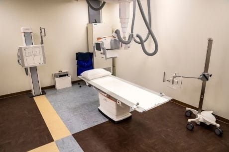 The new X-ray machine Geisinger ConvenientCare Lewistown.