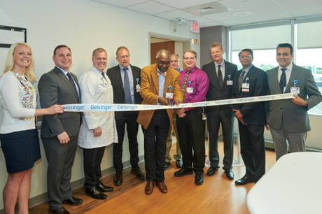 Ribbon cutting ceremony at GCMC epilepsy monitoring unit.