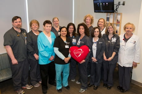 Members of Geisinger Wyoming Valley nursing team