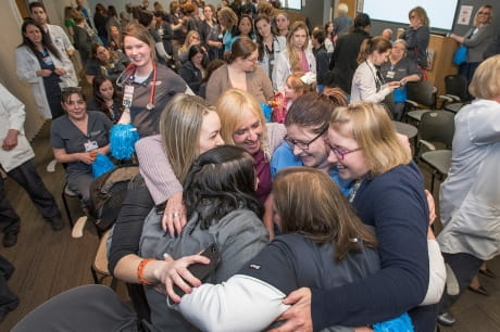 Geisinger Wyoming Valley Nurses celebrate their Magnet designation