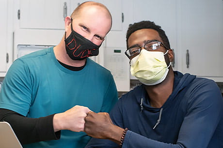 Mike Maxwell of Factoryville and Chris Joseph of Tunkhannock.