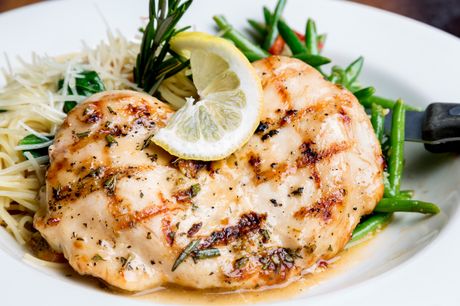 Instant Pot lemon chicken with garlic