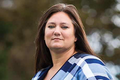 Brenda Tibbens, of Salladasburg enjoys some time in the park.