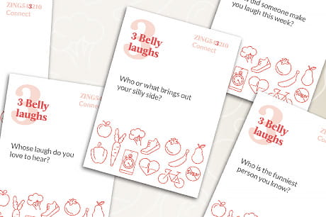 A deck of ZING543210 playing cards.